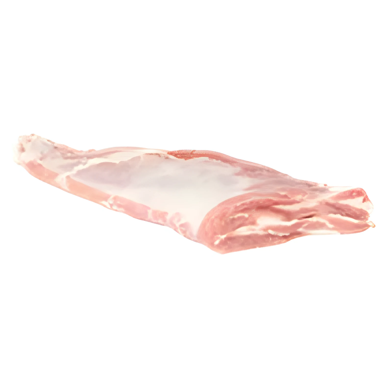 Ponchito de cerdo sobre fondo blanco