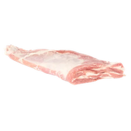 Ponchito de cerdo sobre fondo blanco